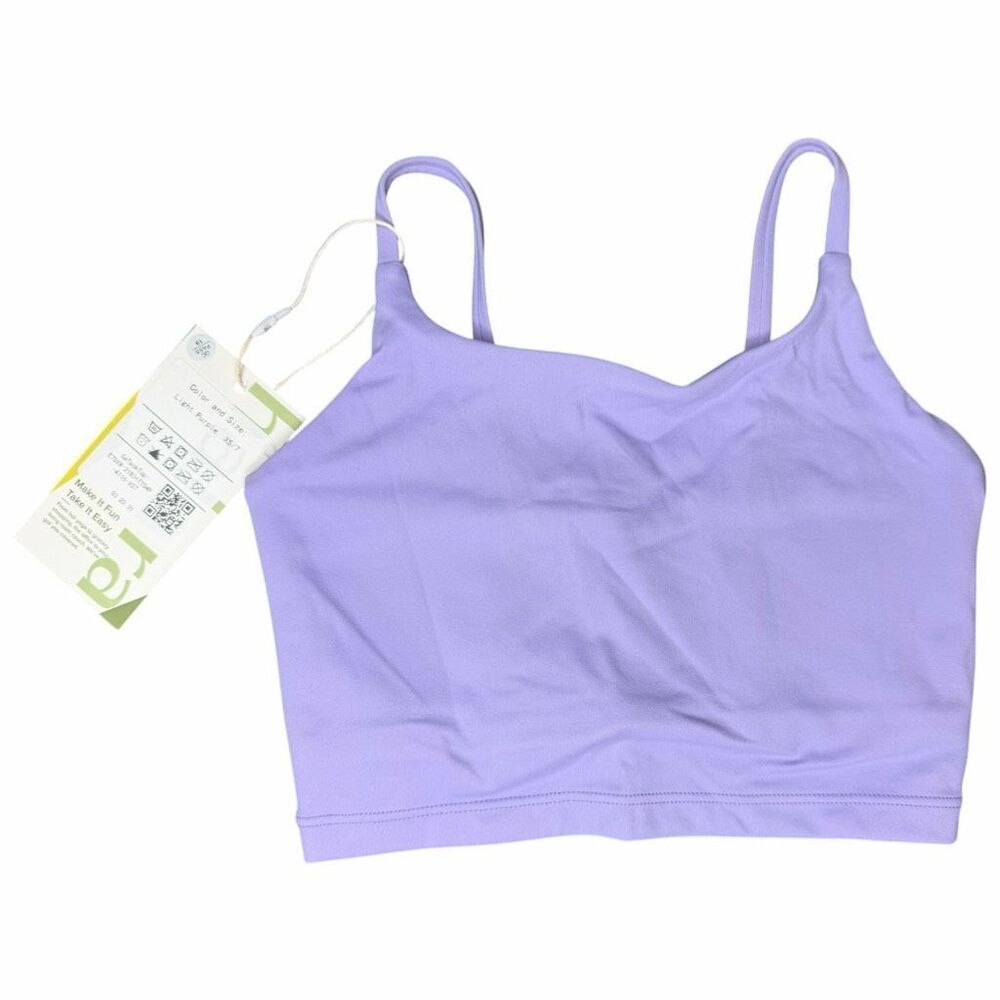 NEW Halara Girls Light Purple Strappy Active Tank Top Size XS/7